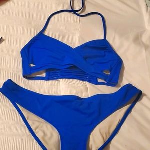 Pink Victoria’s Secret bikini small top Med bottom